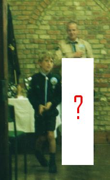 It is rumoured that it was a joint cub scout of the year award, but there is no evidence to support this claim.